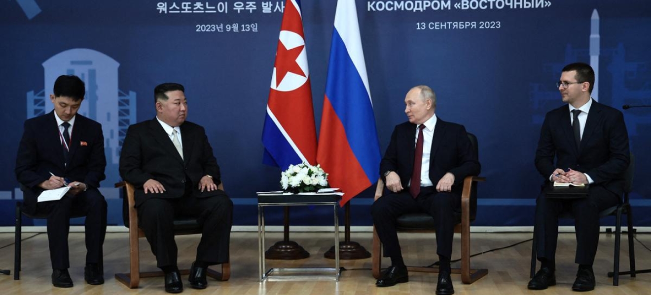 (((video))) El líder norcoreano prometió a Putin ayudarlo en su lucha contra el imperialismo